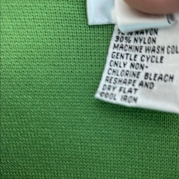 Talbots Green Long Sleeve Top - Picture 2 of 5